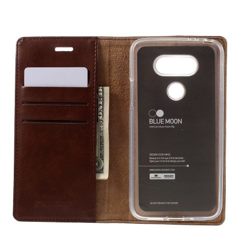 Wallet Case für LG G5 Mercury GOOSPERY Blue Moon Book Etui