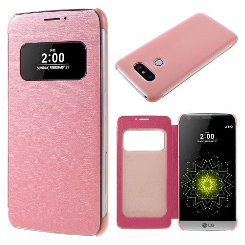 Wallet Case für LG G5 Window View Book Etui