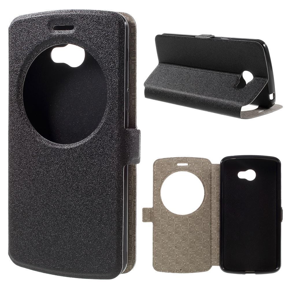 Wallet Case für LG K5 Window View Klapp Etui