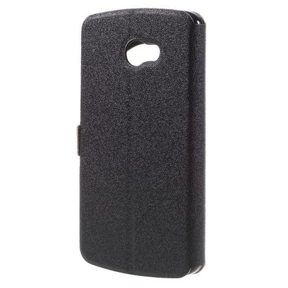 Wallet Case für LG K5 Window View Klapp Etui