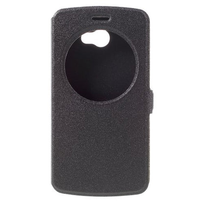 Wallet Case für LG K5 Window View Klapp Etui