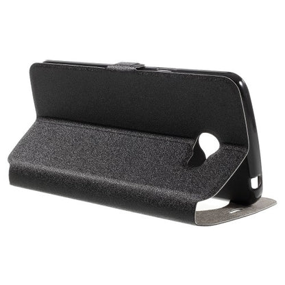 Wallet Case für LG K5 Window View Klapp Etui