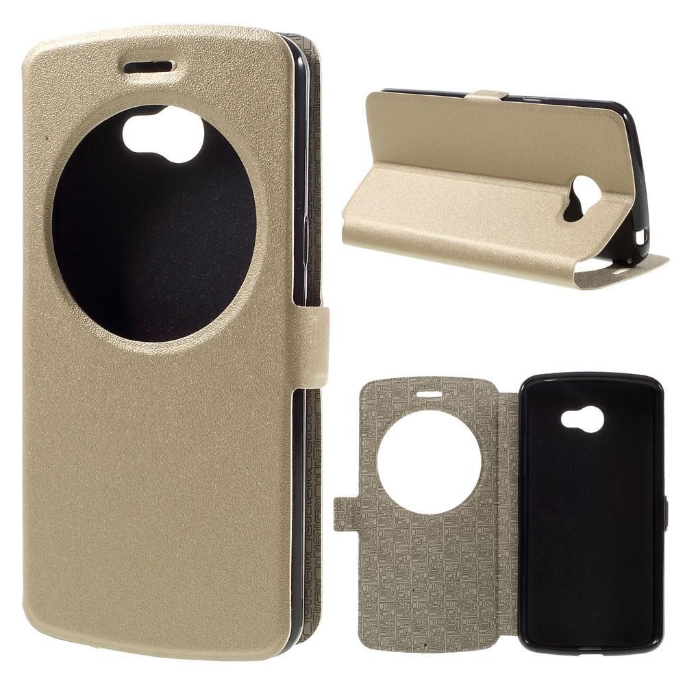 Wallet Case für LG K5 Window View Klapp Etui