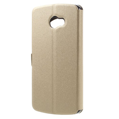 Wallet Case für LG K5 Window View Klapp Etui