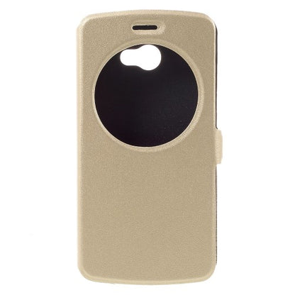 Wallet Case für LG K5 Window View Klapp Etui