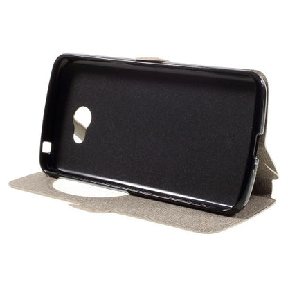 Wallet Case für LG K5 Window View Klapp Etui
