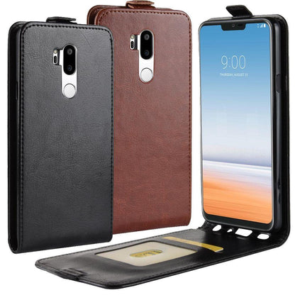 Flip Case für LG G7 ThinQ Crazy Horse Card Slot
