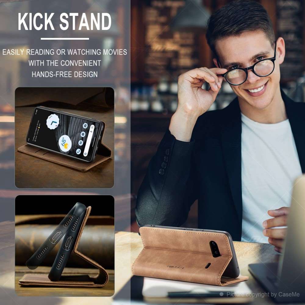 CASEME Handy Tasche für Google Pixel 7 Wallet 013 Series Klapp Hülle Business