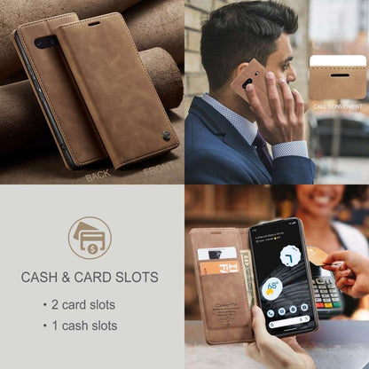 CASEME Handy Tasche für Google Pixel 7 Wallet 013 Series Klapp Hülle Business