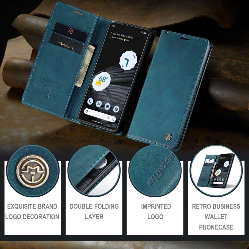 CASEME Handy Tasche für Google Pixel 7 Wallet 013 Series Klapp Hülle Business
