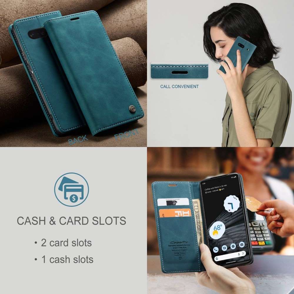 CASEME Handy Tasche für Google Pixel 7 Wallet 013 Series Klapp Hülle Business