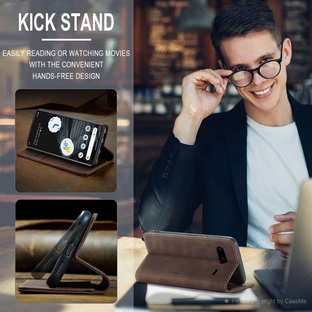 CASEME Handy Tasche für Google Pixel 7 Wallet 013 Series Klapp Hülle Business