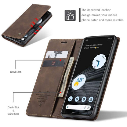 CASEME Handy Tasche für Google Pixel 7 Wallet 013 Series Klapp Hülle Business
