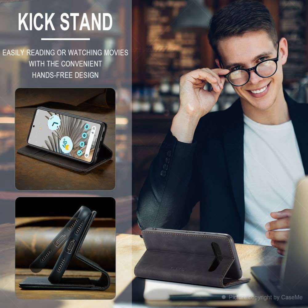 CASEME Handy Tasche für Google Pixel 7 PRO Wallet 013 Series Hülle Klapp Etui