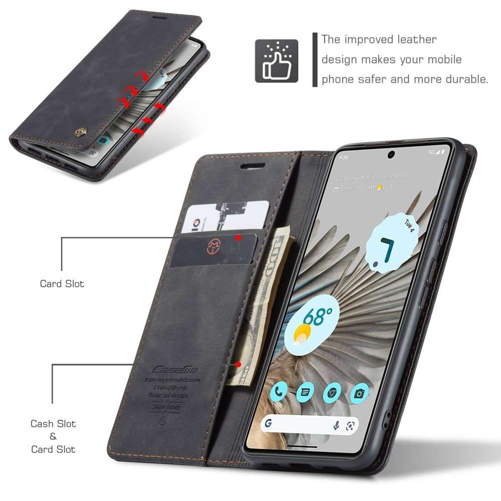 CASEME Handy Tasche für Google Pixel 7 PRO Wallet 013 Series Hülle Klapp Etui