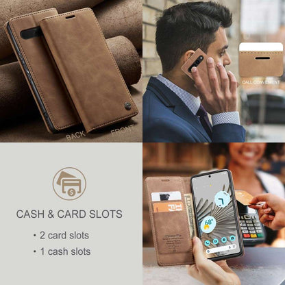 CASEME Handy Tasche für Google Pixel 7 PRO Wallet 013 Series Hülle Klapp Etui