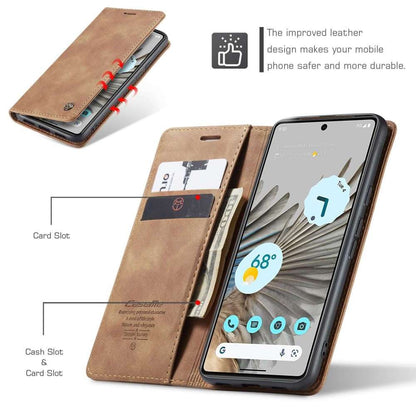 CASEME Handy Tasche für Google Pixel 7 PRO Wallet 013 Series Hülle Klapp Etui
