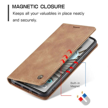 CASEME Handy Tasche für Google Pixel 7 PRO Wallet 013 Series Hülle Klapp Etui