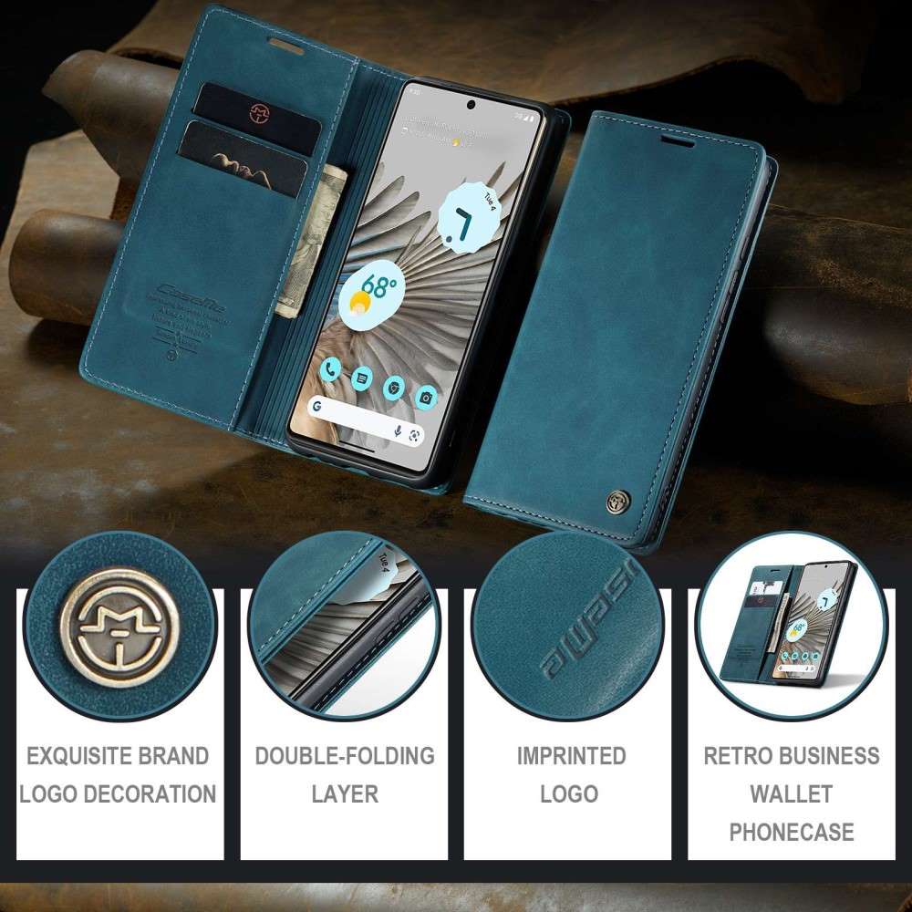 CASEME Handy Tasche für Google Pixel 7 PRO Wallet 013 Series Hülle Klapp Etui