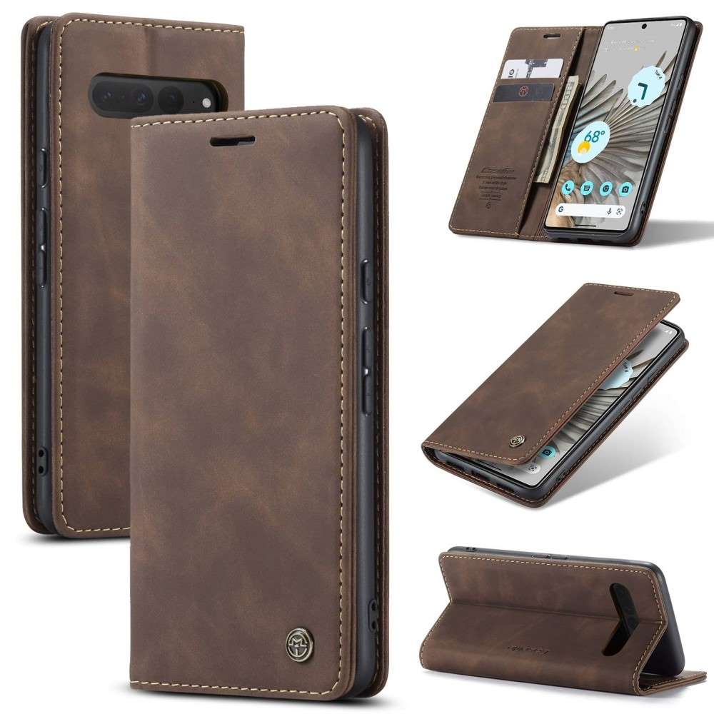 CASEME Handy Tasche für Google Pixel 7 PRO Wallet 013 Series Hülle Klapp Etui