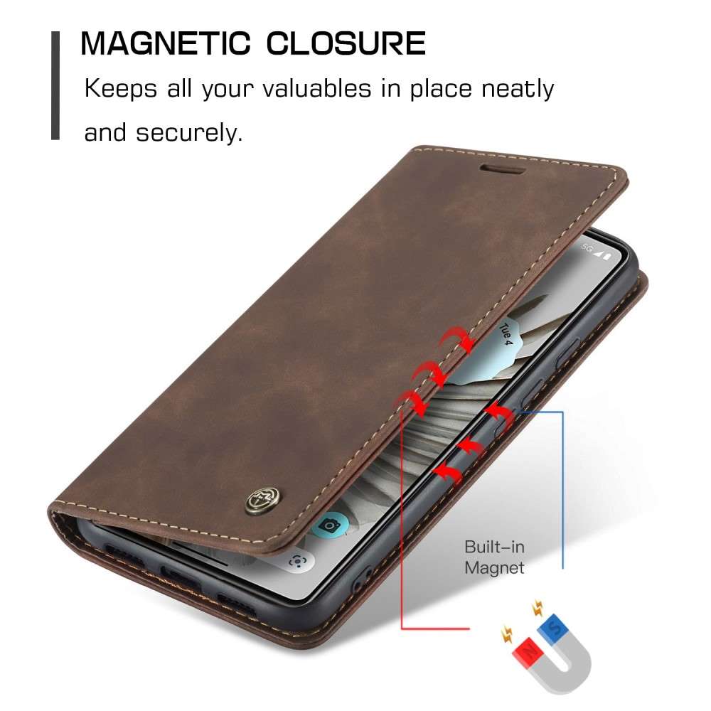 CASEME Handy Tasche für Google Pixel 7 PRO Wallet 013 Series Hülle Klapp Etui