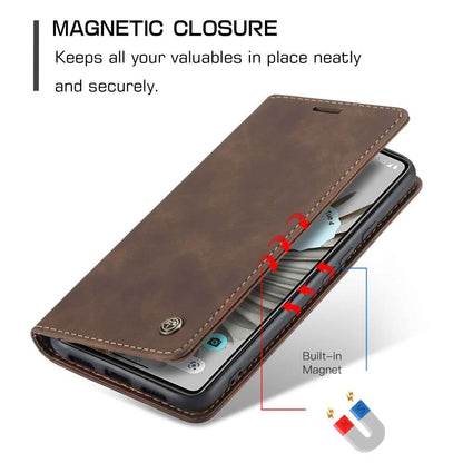 CASEME Handy Tasche für Google Pixel 7 PRO Wallet 013 Series Hülle Klapp Etui