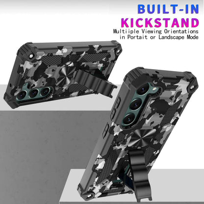 Outdoor Hülle für Samsung Galaxy S23 Camouflage Shockproof Schutz Armor Cover