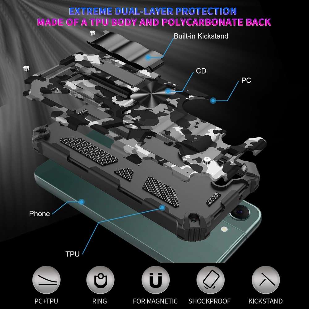 Outdoor Hülle für Samsung Galaxy S23 Camouflage Shockproof Schutz Armor Cover
