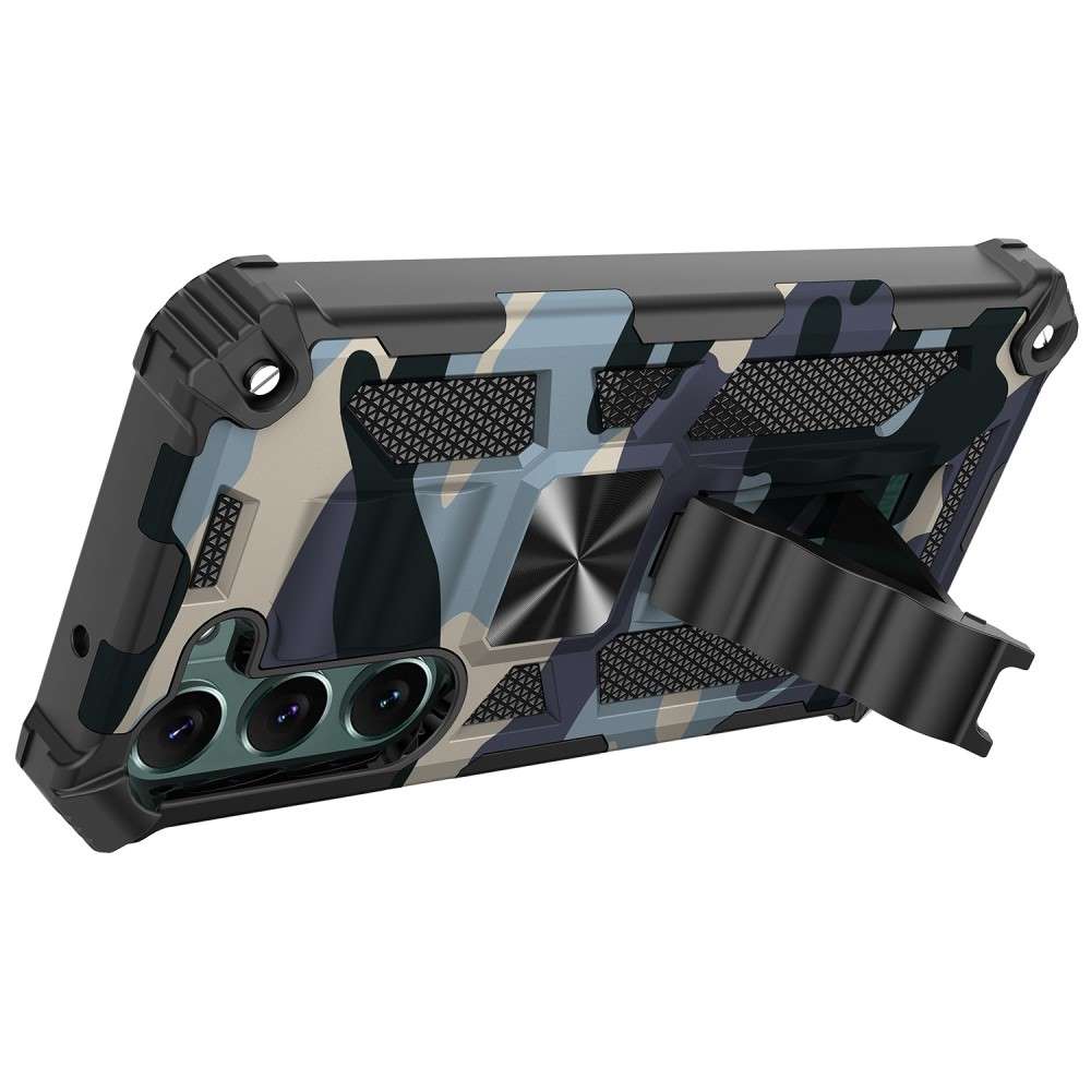 Outdoor Hülle für Samsung Galaxy S23 PLUS Camouflage Shockproof PC Schutzcover