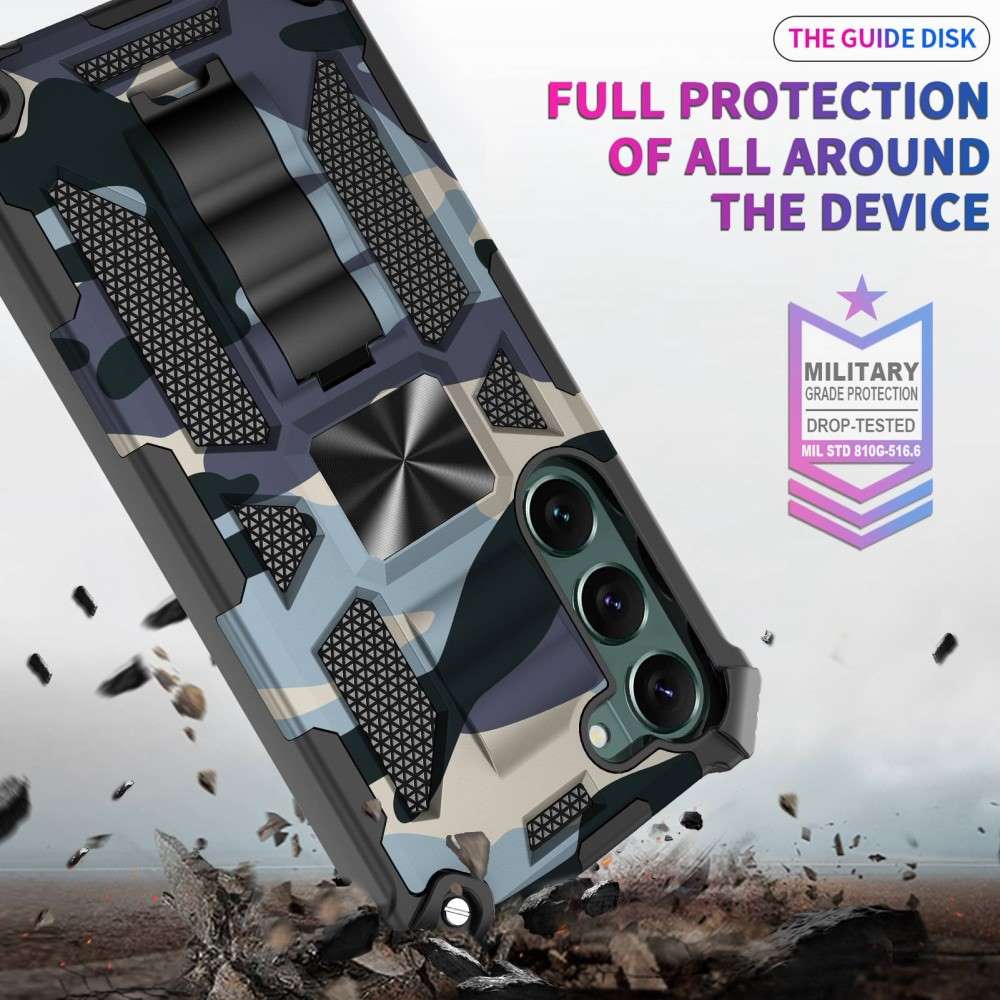 Outdoor Hülle für Samsung Galaxy S23 PLUS Camouflage Shockproof PC Schutzcover