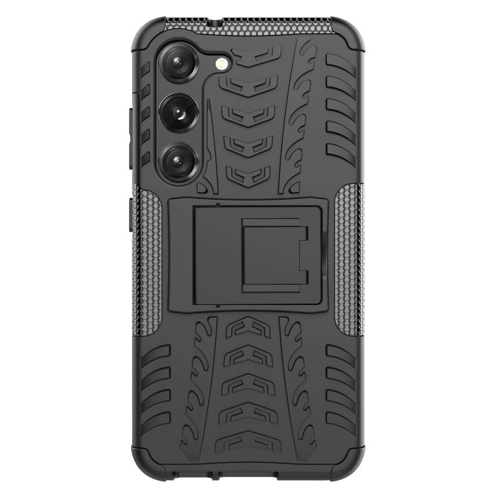Outdoor Hülle für Samsung Galaxy S23 Tire Rutschfest Kickstand PC TPU Cover Case