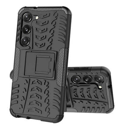 Outdoor Hülle für Samsung Galaxy S23 Tire Rutschfest Kickstand PC TPU Cover Case