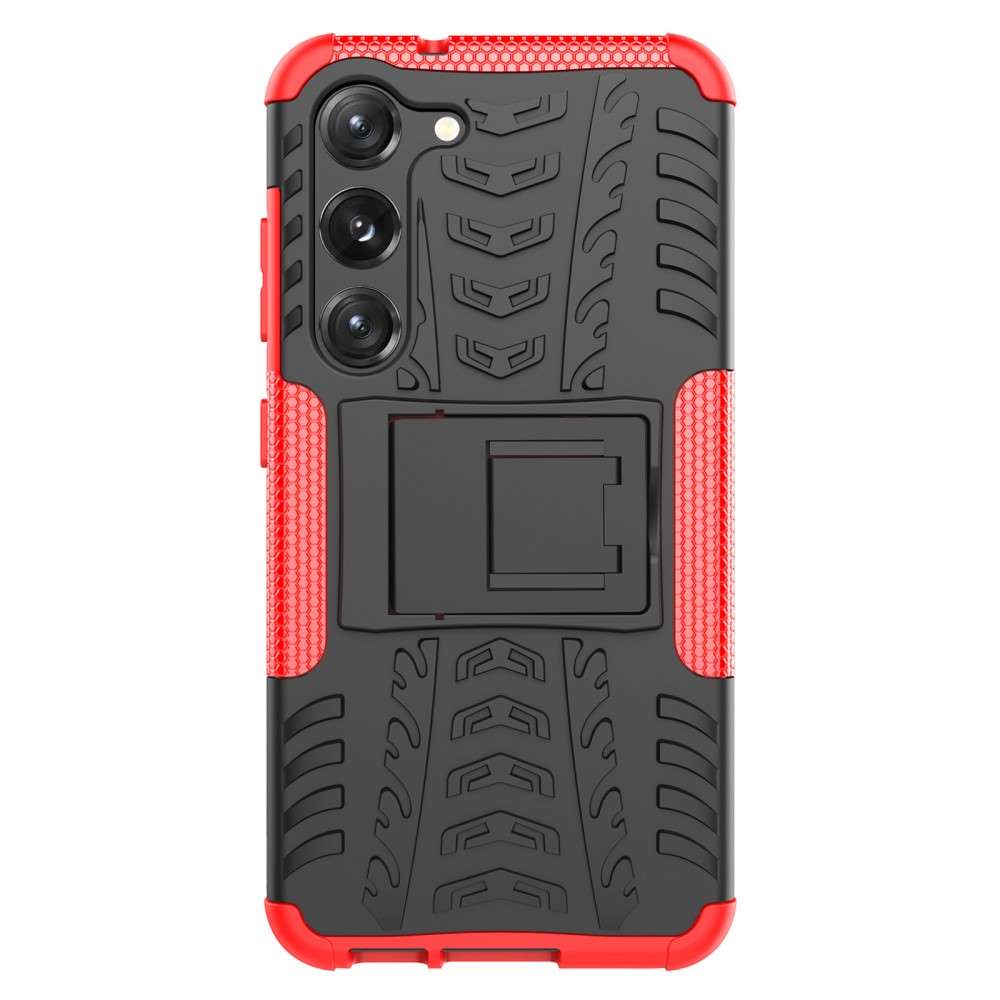 Outdoor Hülle für Samsung Galaxy S23 Tire Rutschfest Kickstand PC TPU Cover Case