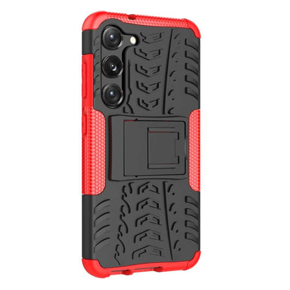 Outdoor Hülle für Samsung Galaxy S23 Tire Rutschfest Kickstand PC TPU Cover Case