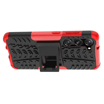 Outdoor Hülle für Samsung Galaxy S23 Tire Rutschfest Kickstand PC TPU Cover Case