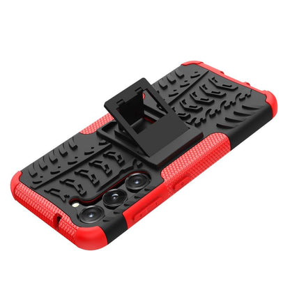 Outdoor Hülle für Samsung Galaxy S23 Tire Rutschfest Kickstand PC TPU Cover Case