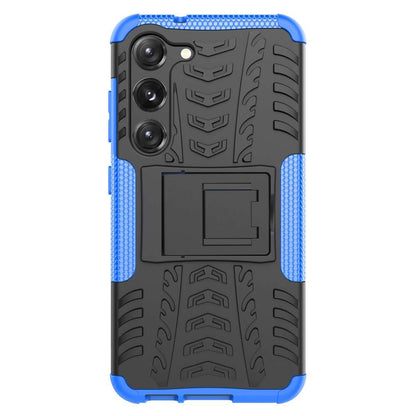 Outdoor Hülle für Samsung Galaxy S23 Tire Rutschfest Kickstand PC TPU Cover Case