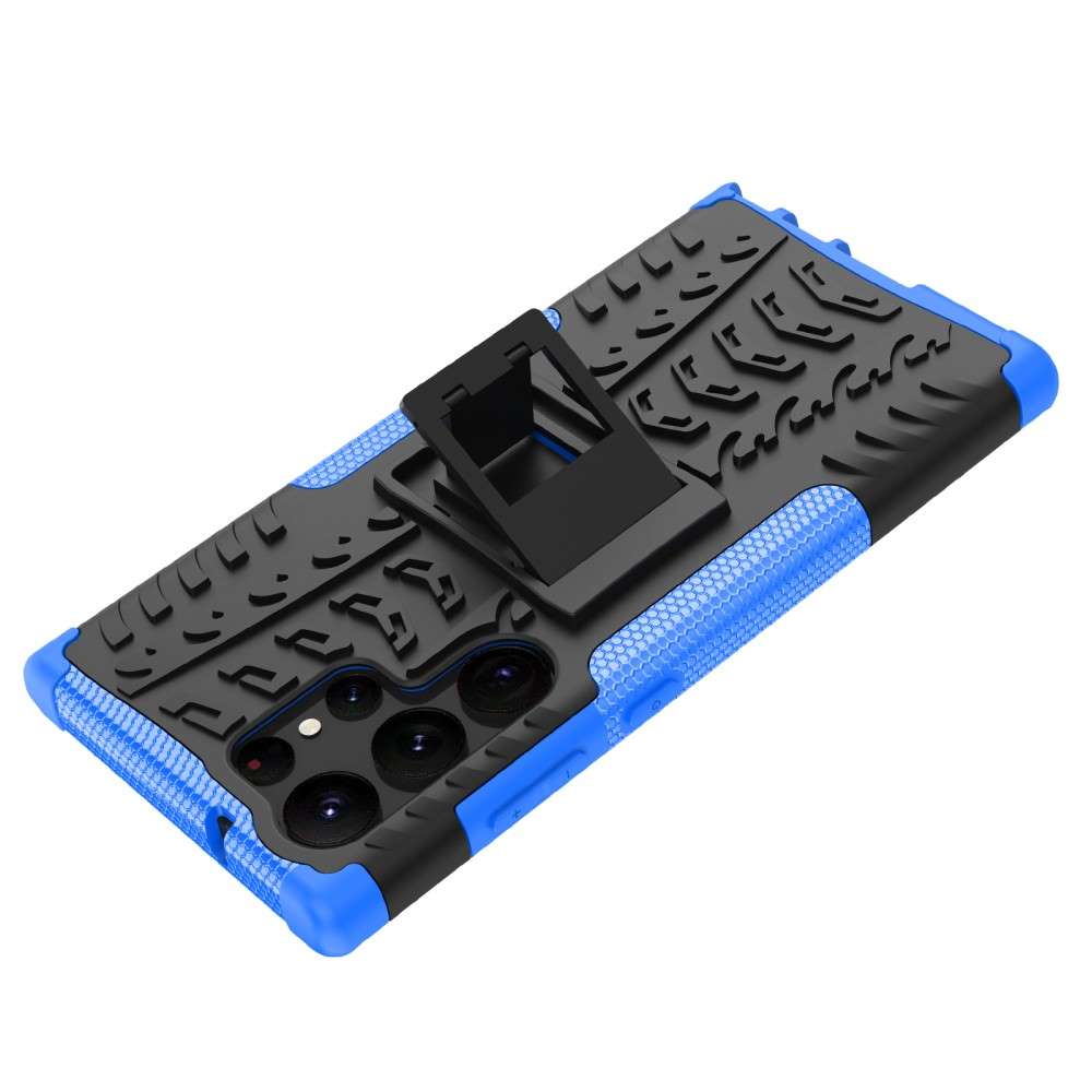 Outdoor Hülle für Samsung Galaxy S23 ULTRA Tire Rutschfest Stand PC TPU Case