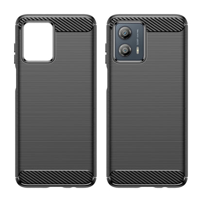 TPU Hülle für Motorola Moto G53 Carbon Fiber Skin Brushed Schutzcover Soft Case