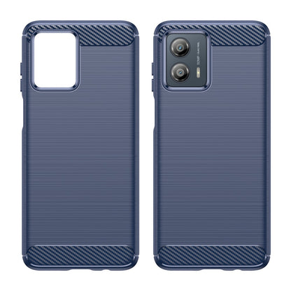 TPU Hülle für Motorola Moto G53 Carbon Fiber Skin Brushed Schutzcover Soft Case