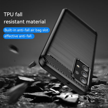 TPU Hülle für Samsung Galaxy A23 Carbon Fiber Skin Brushed Schutzcover Soft Case