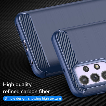 TPU Hülle für Samsung Galaxy A23 Carbon Fiber Skin Brushed Schutzcover Soft Case