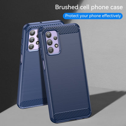 TPU Hülle für Samsung Galaxy A23 Carbon Fiber Skin Brushed Schutzcover Soft Case