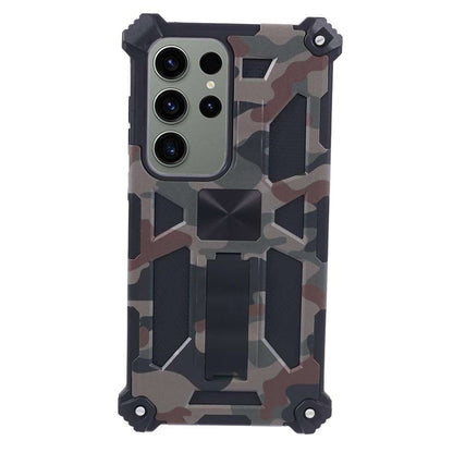 Outdoor Hülle für Samsung Galaxy S24 ULTRA Camouflage Shockproof PC Schutzcover