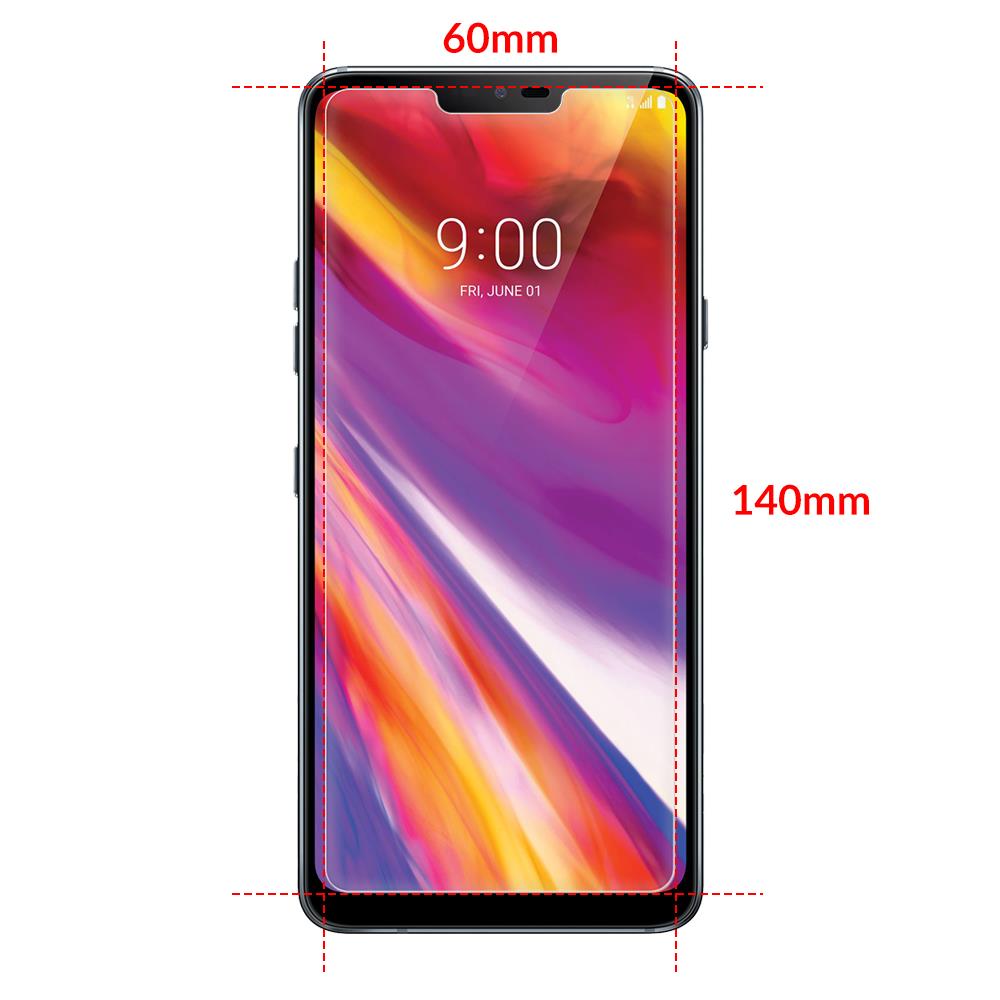 WOZINSKY Schutzglas Folie Tempered Glass Screen Protector 9H für LG G7 ThinQ