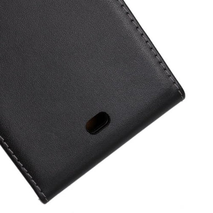 Flip Case für Nokia Lumia 535 Echt Leder Vertikal