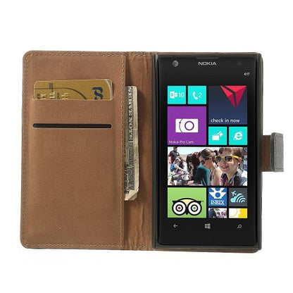Wallet Case für Nokia Lumia 1020 Echt Leder Magnet