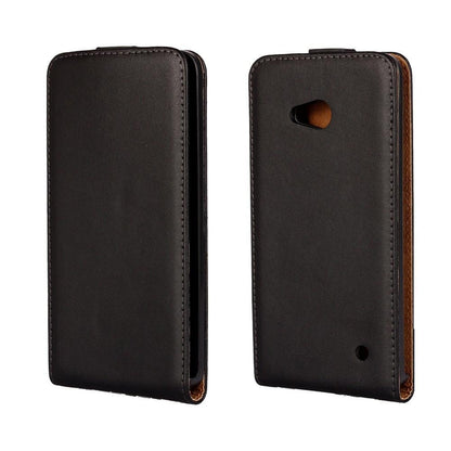 Flip Case für Microsoft Lumia 640 Genuine Split Echt Leder