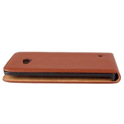 Flip Case für Microsoft Lumia 640 Genuine Split Echt Leder