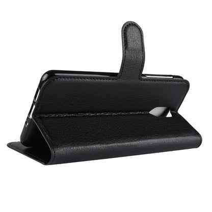 Wallet Case für Nokia 3.1 (2018) Litchi Grain Magnet Innenfach